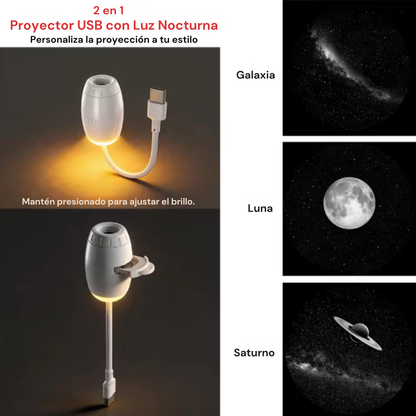 Proyector USB con Luz Nocturna