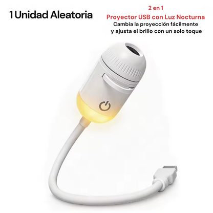 Proyector USB con Luz Nocturna