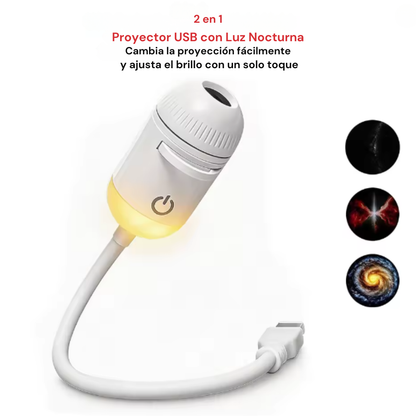 Proyector USB con Luz Nocturna